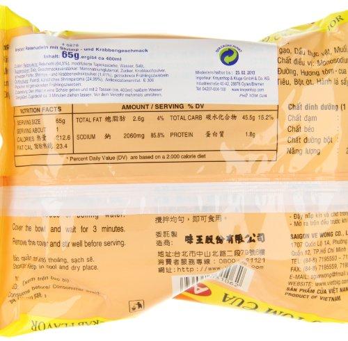A-One Shrimp & Crab Pho Packet, 65g X 30 Bags