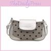 Modern Dot Pu Pattern Mini Crossbody Bag With Interior Pocket For Daily Wear