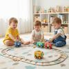 Cartoon Design Mini Car Toy Animal Model Cartoon Car Toy  Parent-Child Interaction