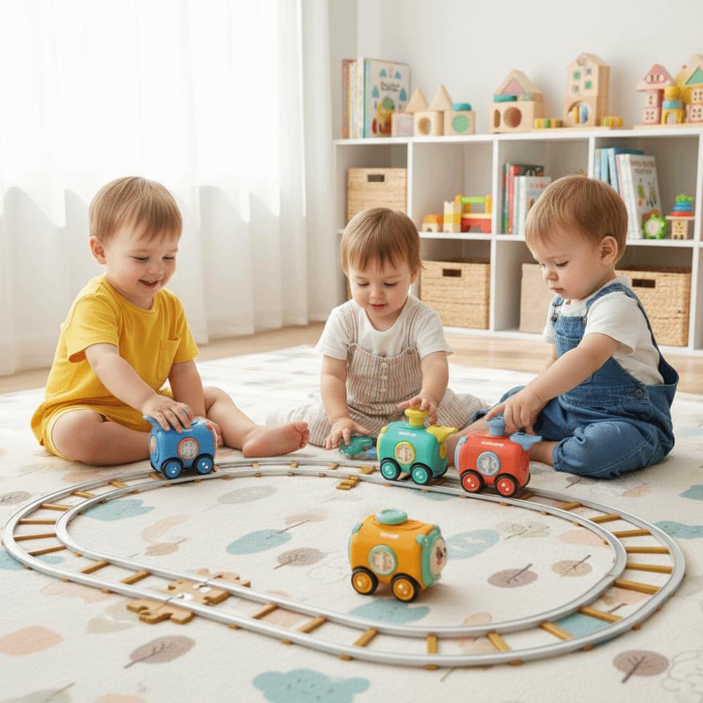 Cartoon Design Mini Car Toy Animal Model Cartoon Car Toy Parent-Child Interaction