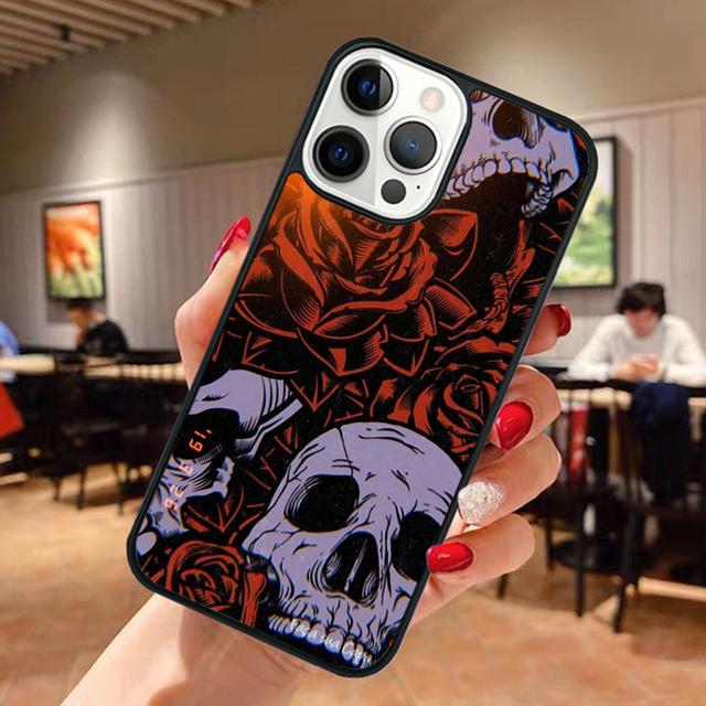 Gothic Skull Phone Case For Apple iPhone 17 Air Pro Max Plus Coque For iPhone 17 Air 14 15 16 13 12 Max Cover