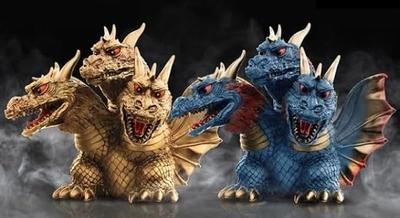Série de Monstres Toho: King Ghidorah, 1964, Ensemble de 2 figurines officielles