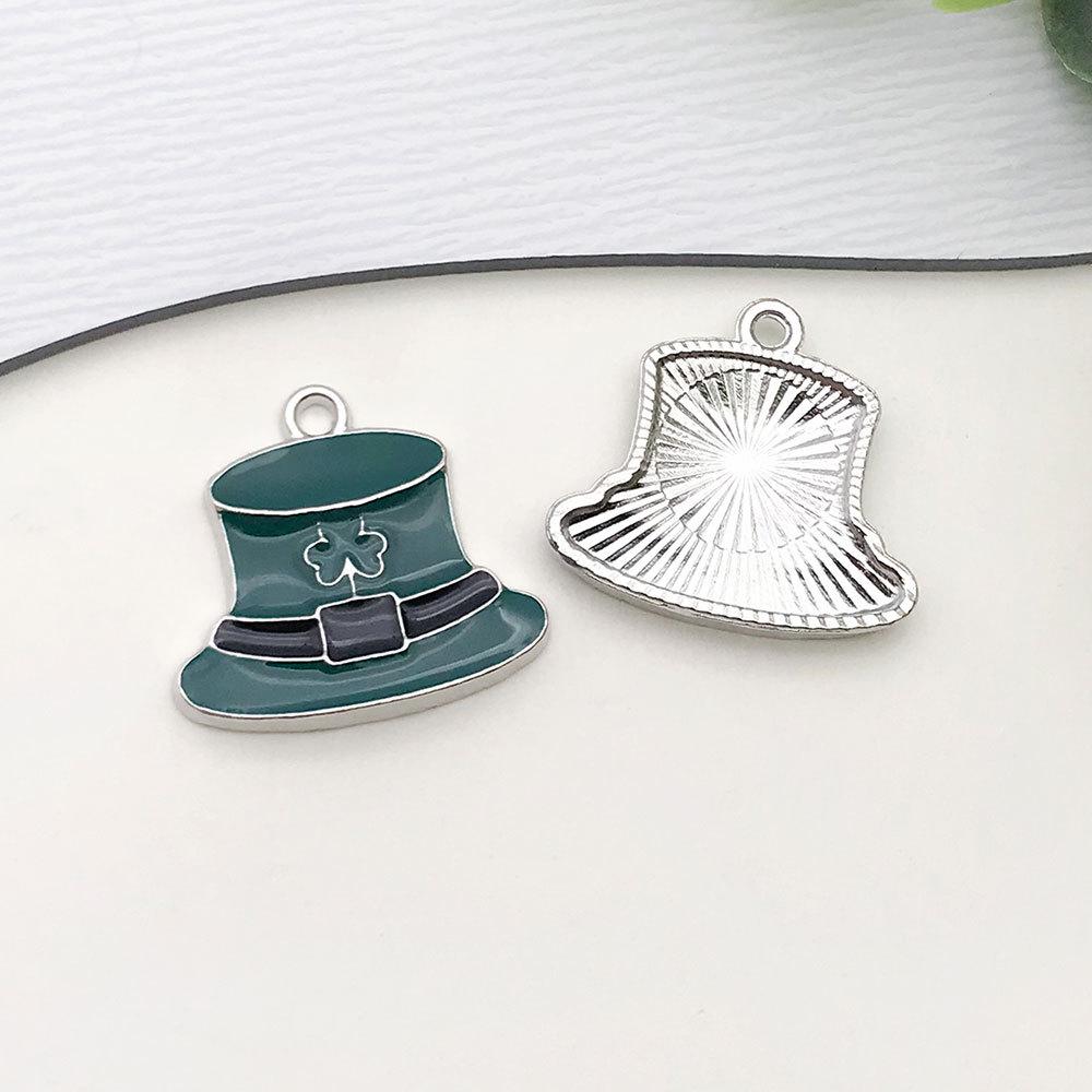 Clover Ireland DIY Jewelry: Lucky Clover Hat, Keychain, Bracelet, Earrings, Pendant, Good Luck Charm.