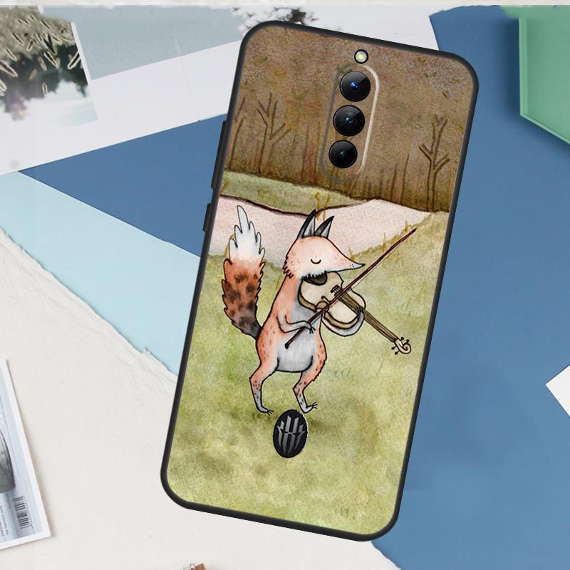 

Winter Fox Foxes Case For ZTE Nubia Red Magic 11 10 9 8 8S 9S 10S Pro Plus 6 7 6S 7S Pro 5G 6R 10 Air Cover Red Magic 6Pro