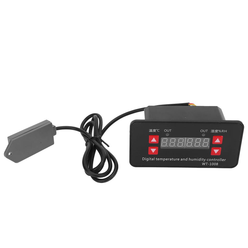 Temperature and Humidity Controller Digital Display Greenhouse Switch WT-1008 110-220VAC