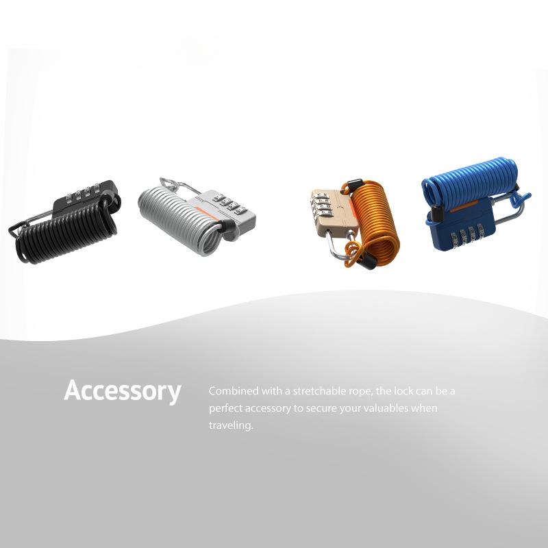 4-значный пароль для замка с кодом для чемодана — фото 4