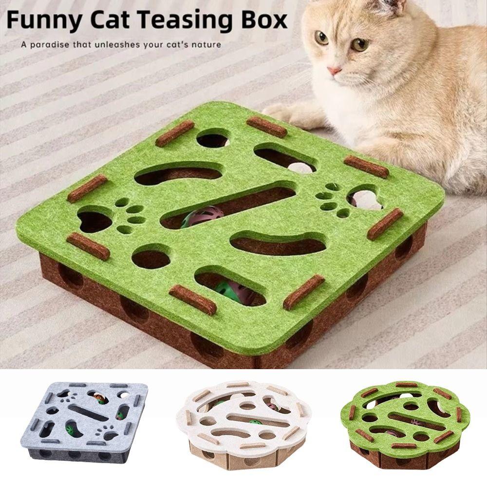 Durable with Ball Cat Scratching Posts Felt DIY Cat Exercise Toy Compact Size Pet Entertainment Supplies Kitten