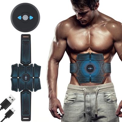 Stimulateur de muscles, masseur d'abdominaux, appareil de fitness, brûleur de graisse, électrostimulateur, massage amincissant, autocollant musculaire