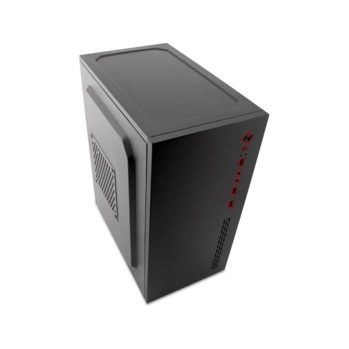 Boîtier Micro ATX - COOLBOX - PCC-MPC45-1 - Noir - Format Tour midi - Compact et élégant