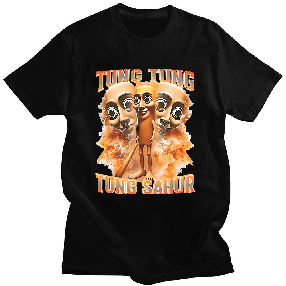 

Tung Tung Tung Sahur Funny Baseball Bat Meme T-shirts Fashion Humor Style Women Men Short Sleeve Tops Unisex Summer O-Neck Tees 4XL