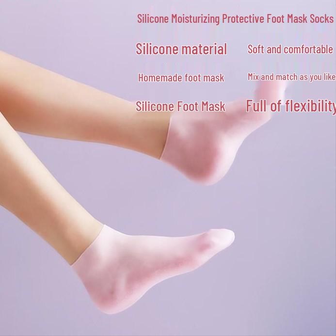 Verbesserte Silikon Peeling Fußmasken Socken für trockene Haut und Hornhaut