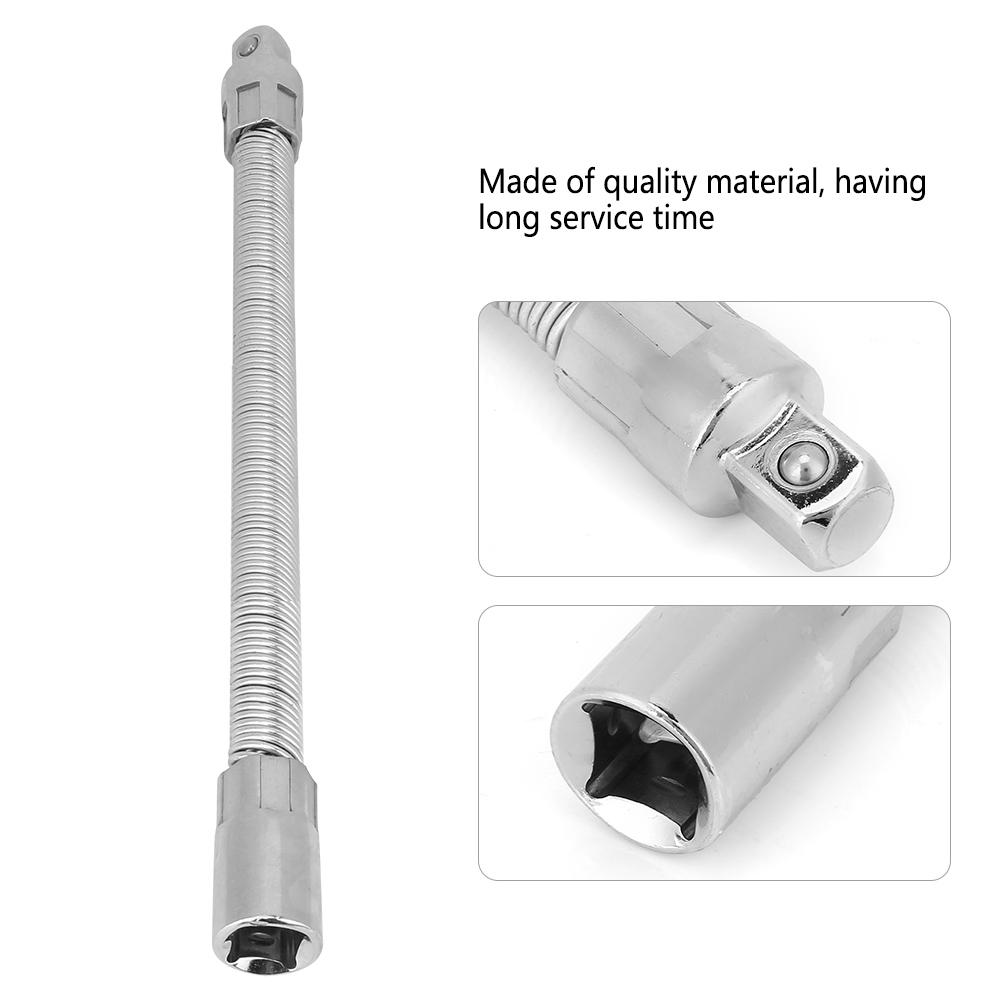 1/2” Flexible Extension Bar Set Shaft Bit Holder Connecting Link (250mm)