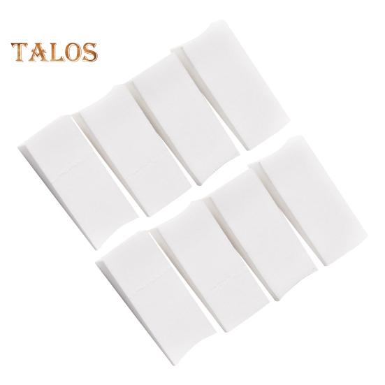 

8 шт., мягкая губка для ногтей, антидеформированная, многофункциональная, легко чистится, многоразовая переносная губка для маникюра, градиентная губка для дизайна ногтей для профессионалов белый