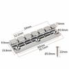 Stop Bar Tailpiece Kit, Chrome Finish, for 6-String Flat-Top Guitars with Anchor