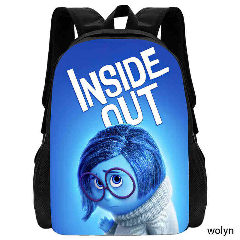 Inside Out 2 Anime Backpack For School And Travel With Storage Compartments