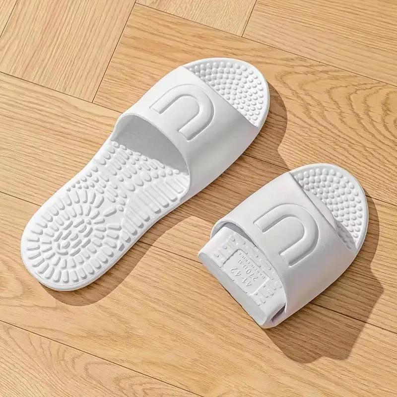 Fashion Women Shoes New Light Travel Slippers 2025 Summer Open Toe Soft Eva Bathroom Slides Woman Comfort Casual Non-Slip Ladies Sandals