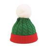 Christmas children's knitted hats winter outdoor contrasting color warm wool hats men and women baby Christmas gifts
