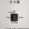 10pcs Door Bolt Exposed Spring Plastic Automatic Button Latch Door Chain Latch For Furniture Hardware