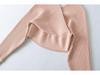 Korean Style 2026 V-Neck Off-Shoulder Knit Top + High-Waist Skirt Set for Women