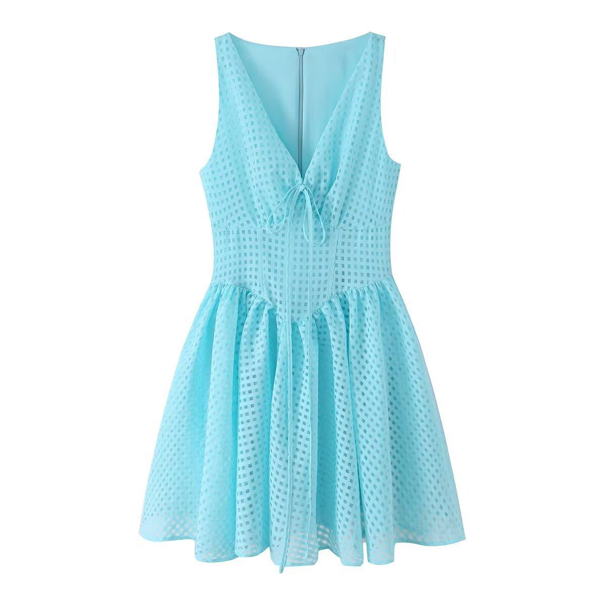 European and American style, new women s fashion, classic, versatile, heavy-duty hollow mesh puffy skirt S