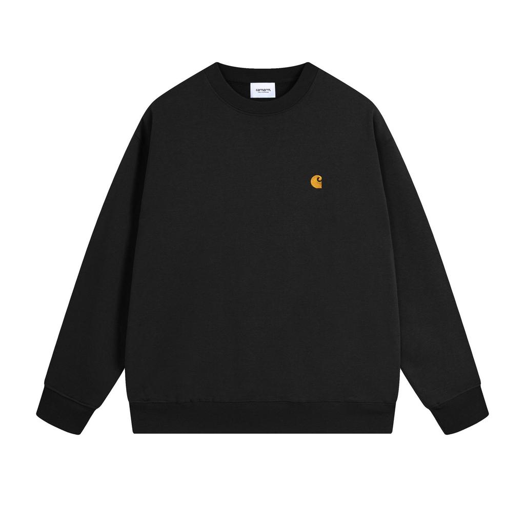 Trendiger Herren Carhartt Loopback Hoodie mit klassischer Logo-Stickerei