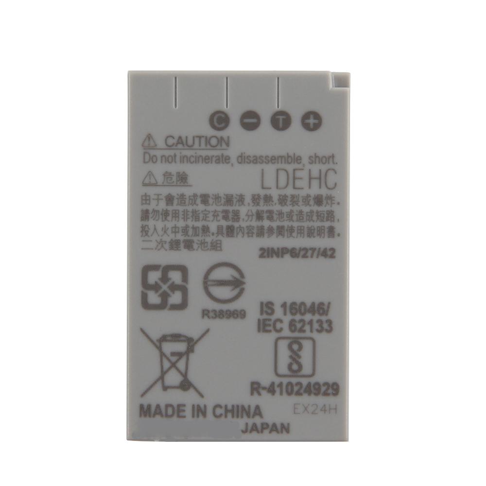 Rechargeable Lithium Battery For Nikon 1 J5 EN-EL24 Camera Battery 850mAh