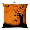 Luxurious Cotton Linen Square Halloween Pattern Throw Pillow Case Cover For A Timeless And Elegant Home Decor