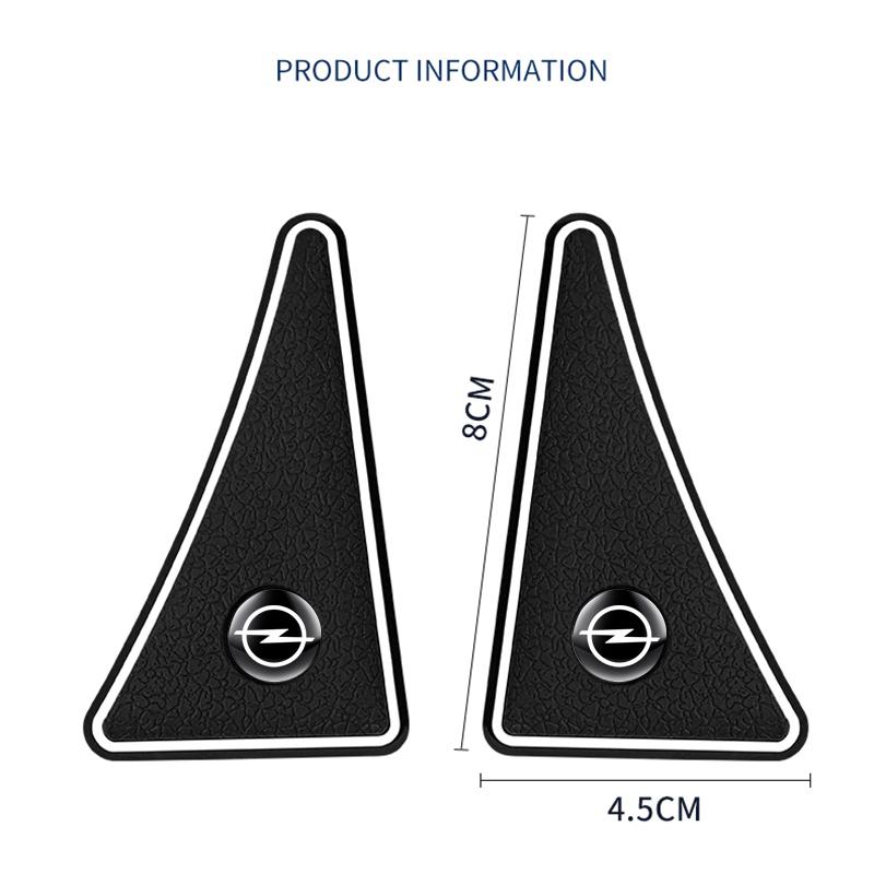 2PCS Rubber Car Door Protection Corner Cover Edge Protection Anti-Collision Scratche For Opel Corsa Mokka Astra Cascada Adam