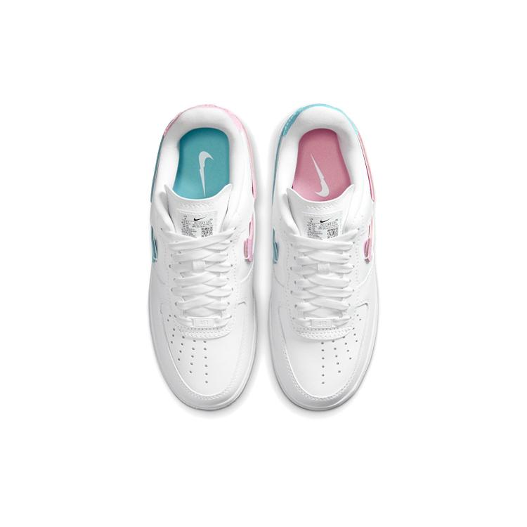 Nike Womens Air Force 1 LXX 'White Pink Aqua' (women's sizes) White / Pink Rise / Bleached Aqua Skateboard Shoes DC1164 101