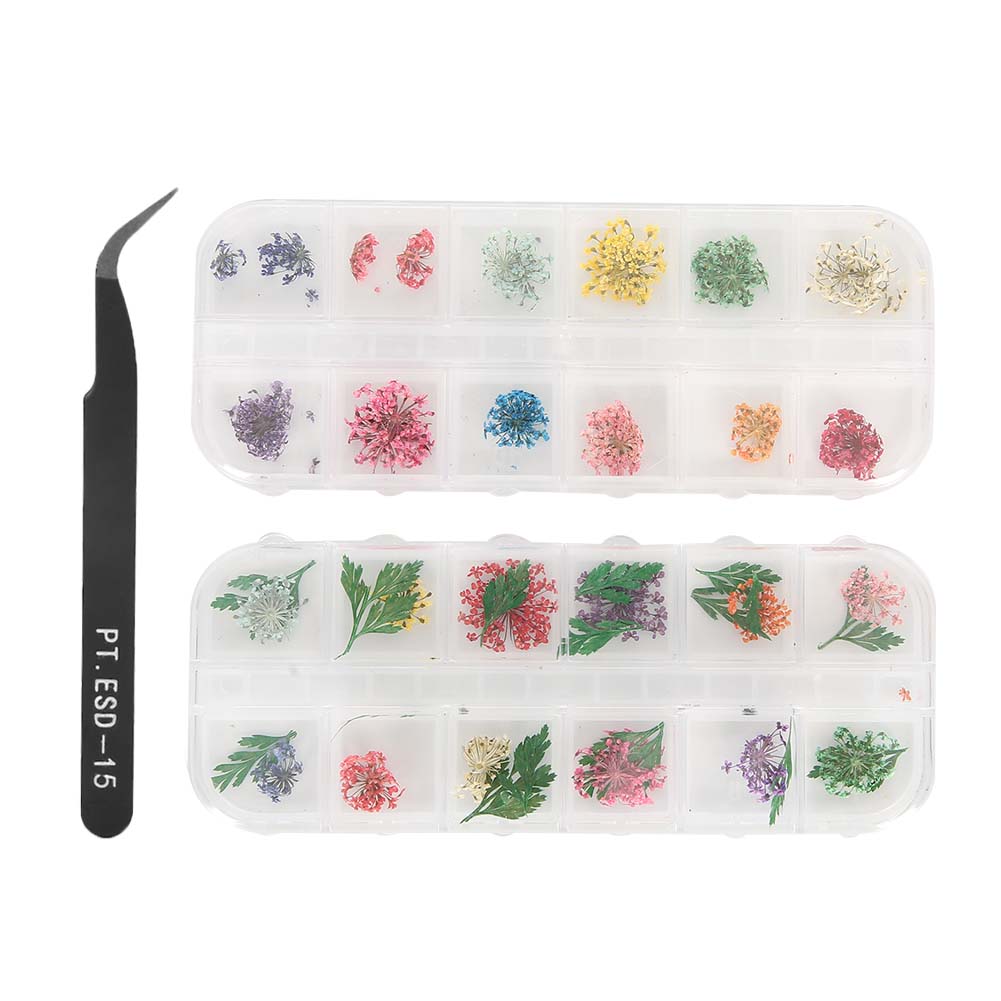 

Dried Flower Nail Decoration Manicure Crafts DIY Nail Art Decoration Accessories