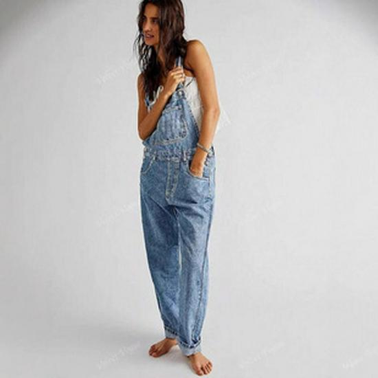 Women's Jumpsuit Wide-Leg Jeans Overalls