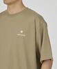 Snow Peak New Standard Logo Short Dark XL T-Shirt NSD-TS-25AU003, Sleeve, Men's/Women's, Beige,