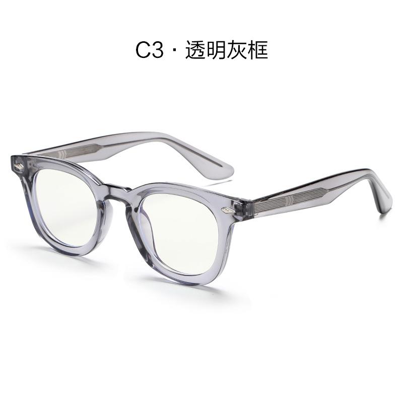 TR90 Optische Brillenfassung Herren Damen Anti-Blaulicht-Brille Herren Computerbrille Klassischer Stil Hohe Qualität Rund Quadratisch Brille