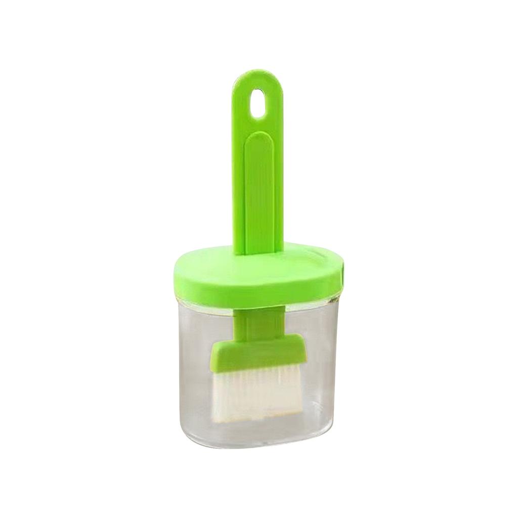 Temperature Resistant BBQ And Cooking Oil Bottle With Silicone Brush, Perfect For Outdoor Grilling, Indoor Cooking And Baking