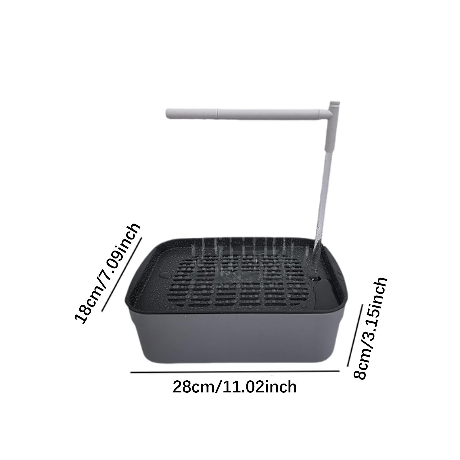 

Automatic Bird Bathtub with Running Water USB Electric Bird Shower Box for Lovebird Ferret Cockatiel Bird Supplies