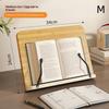 S/M/L Foldable Wooden Book Holder Stand For Reading Adjustable Bookstand Laptop Holder Office Stationery