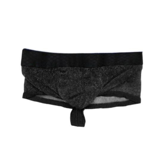 Men Boxer Underwear Low-rise Perspective Thin Shorts Panties Patchwork Color U-convex Wide Waistband Underwear