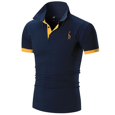 New Men's Short Sleeved Lapel Polo Shirt Summer Thin Casual Polo Shirt Fashionable Top