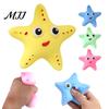 Flour Filling Starfish Toy Stress Relief Cartoon Decompression Star Shape Small Ball Anti-anxiety Sensory