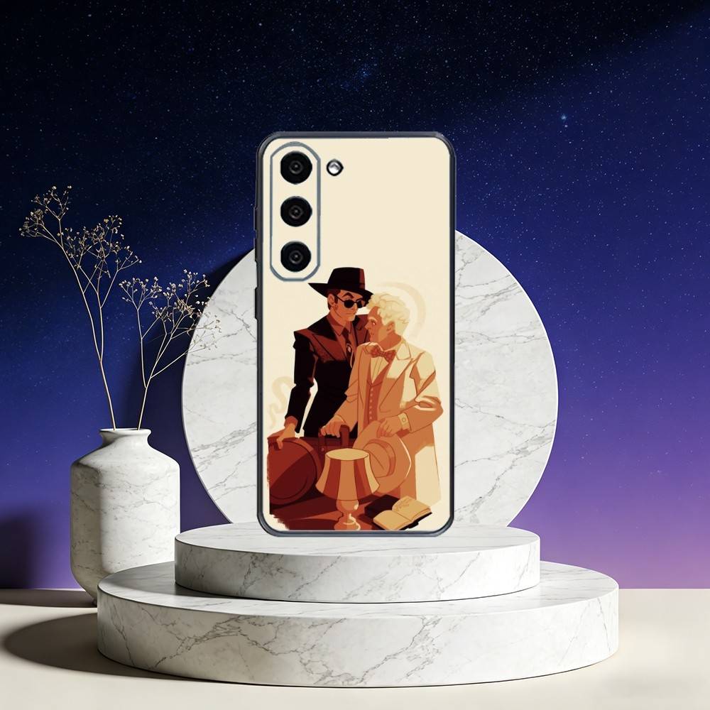 

G-Good Мультяшный O-Omens Чехол для телефона Samsung Galaxy A73,A72,A71,A70,A53,A52,A51,Другие Мягкий Черный Чехол Samsung a51 4g