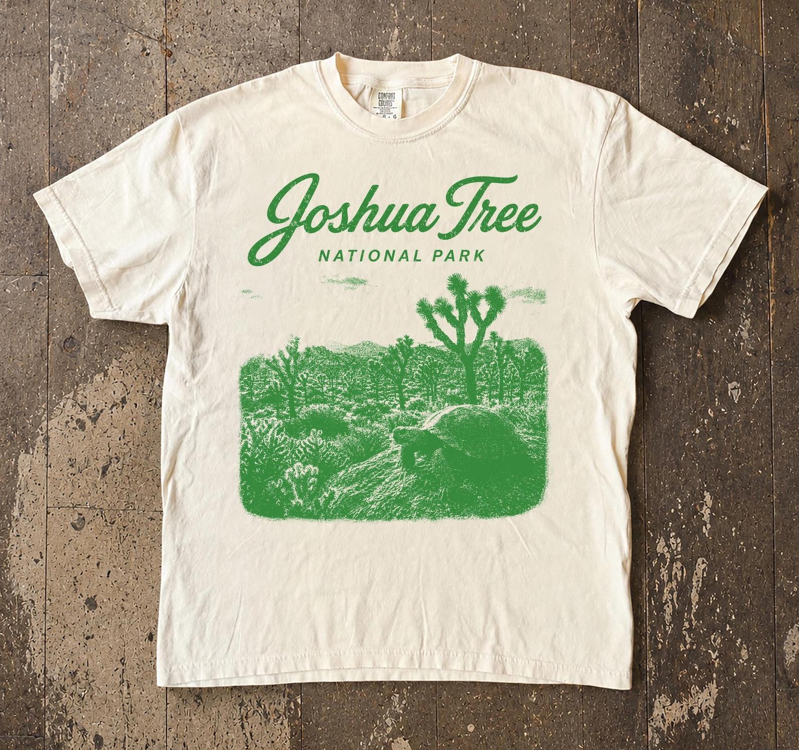Joshua Tree National Park Vintage Desert T-Shirt, California Hiking Camping Tee 3XL