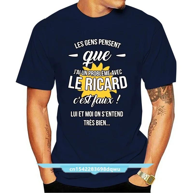 Les Gens Pensent Gue J Ai Un Probleme Avec Le Ricarrdd T Shirt Design Famous Natural Custom Tshirt Euro Size Top Tee New Arrival