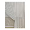 Jednokřídlé dešťové vzorované jemné plátno Textura 1-2 řídké plisované lano Cruiser Tylová záclona