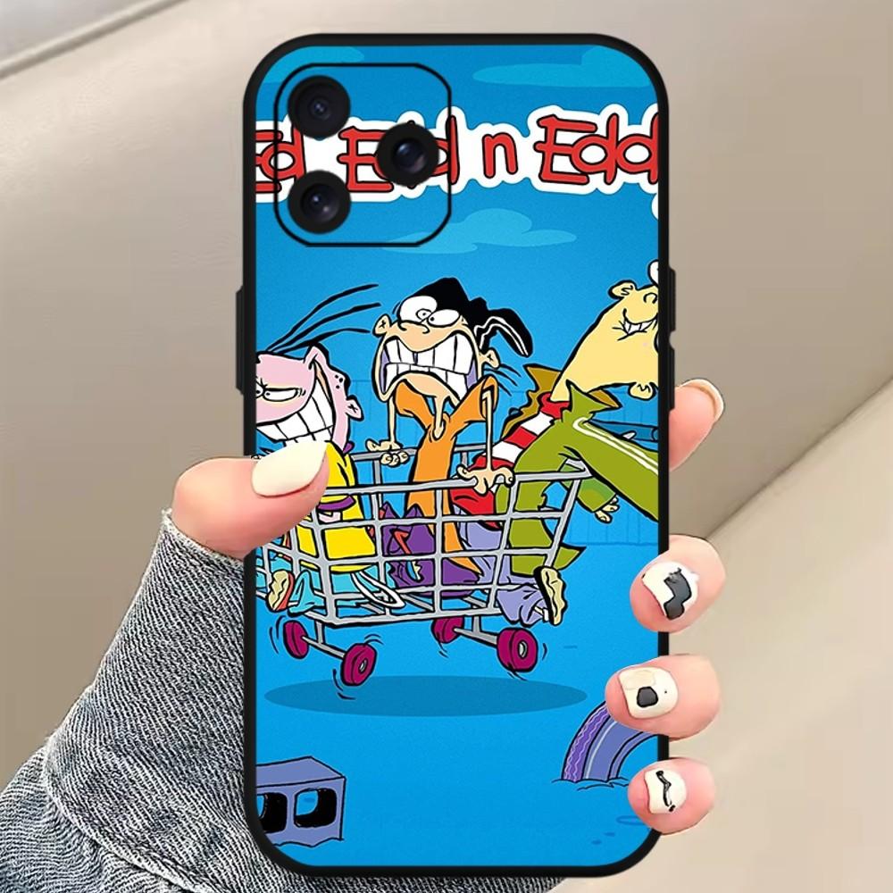 Ed Edd N Eddy Cartoon Phone Case For Xiaomi 10 12 Poco M3 X3 Nfc Redmi 10 11S Lite Ultra 4G 5G Black Soft Shelll