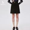HAZZYS Women's London Fashion Week Double-sided Wool Mini Skirt