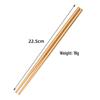 Baguettes en acier inoxydable 304 galvanisées: Coloré, antidérapant, anti-brûlure, idéal pour un usage domestique et commercial.