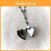 Heart Shape Necklace Alloy Heart Box Pendant Fashion Jewelry For Spring Fashion Accessories