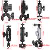 For GoPro 13 12 11 10 9 8 Motorcycle Bicycle Holder Handlebar Mount Bracket For Insta360 X5 X4 DJI OSMO Action 5 Pro Accessories