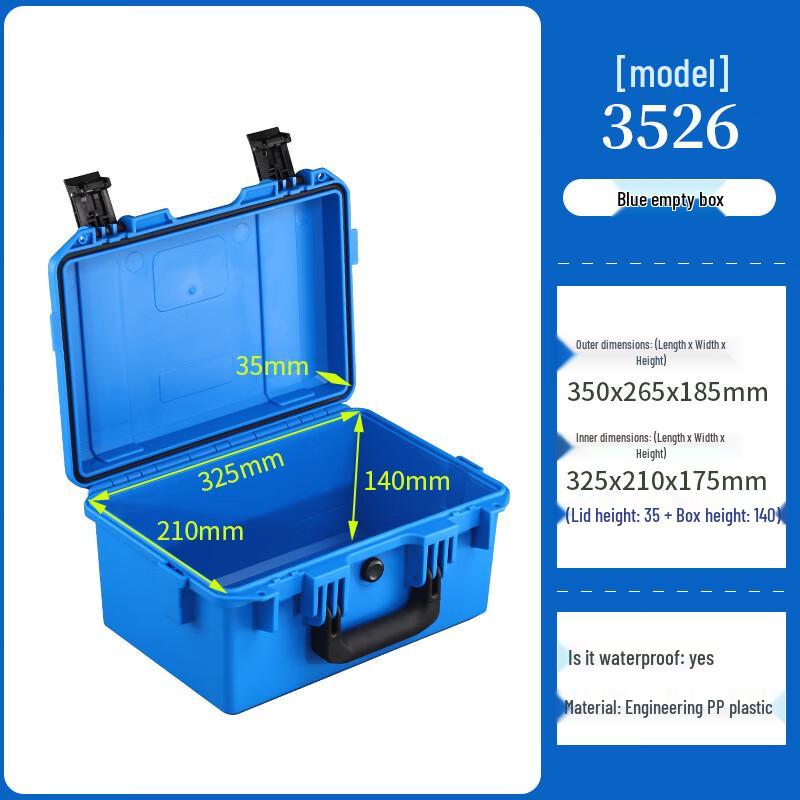 OEING Portable Plastic Tool Storage Case 3526