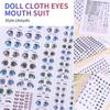 Dolls Tailoring Makeup Dress Up Toy Crochet Doll Cloth Eyes Mouth Doll Eye Dolls Eyes Mouth Suit